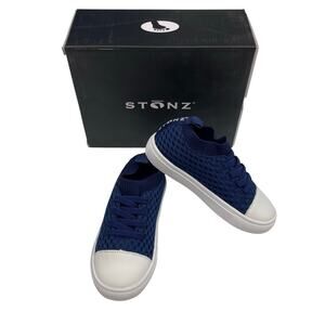 NIB Stonz Size 12T Shoreline Navy Sneaker Shoe